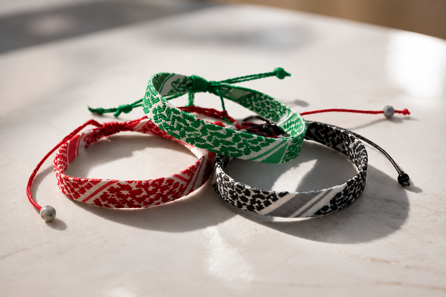 Justerbart Keffiyeh Armband