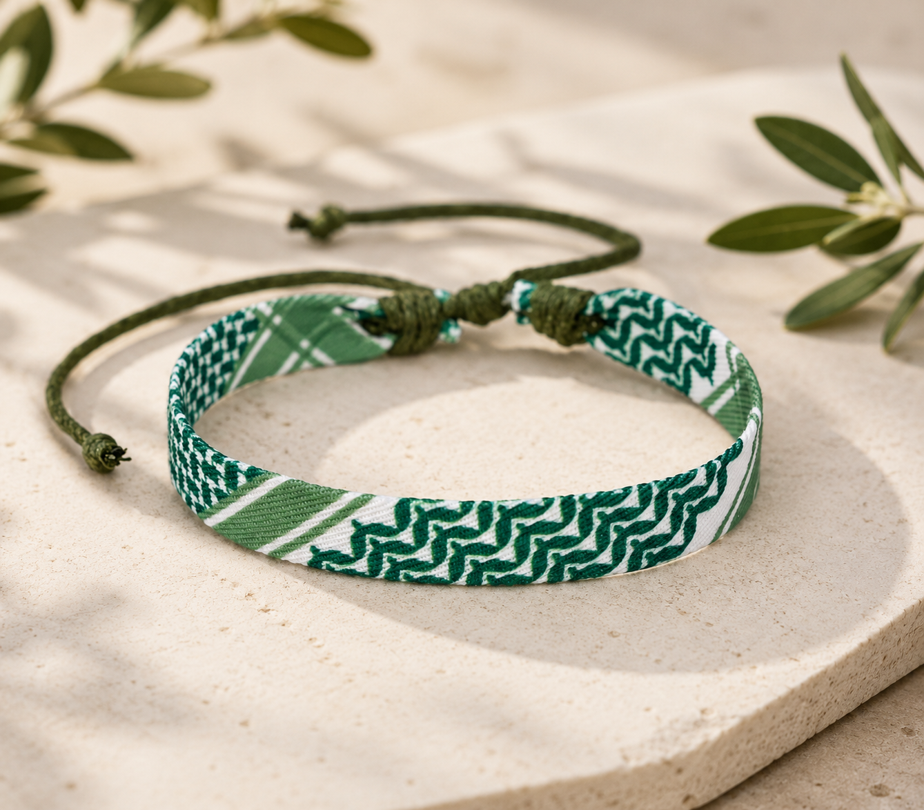 Justerbart Keffiyeh Armband