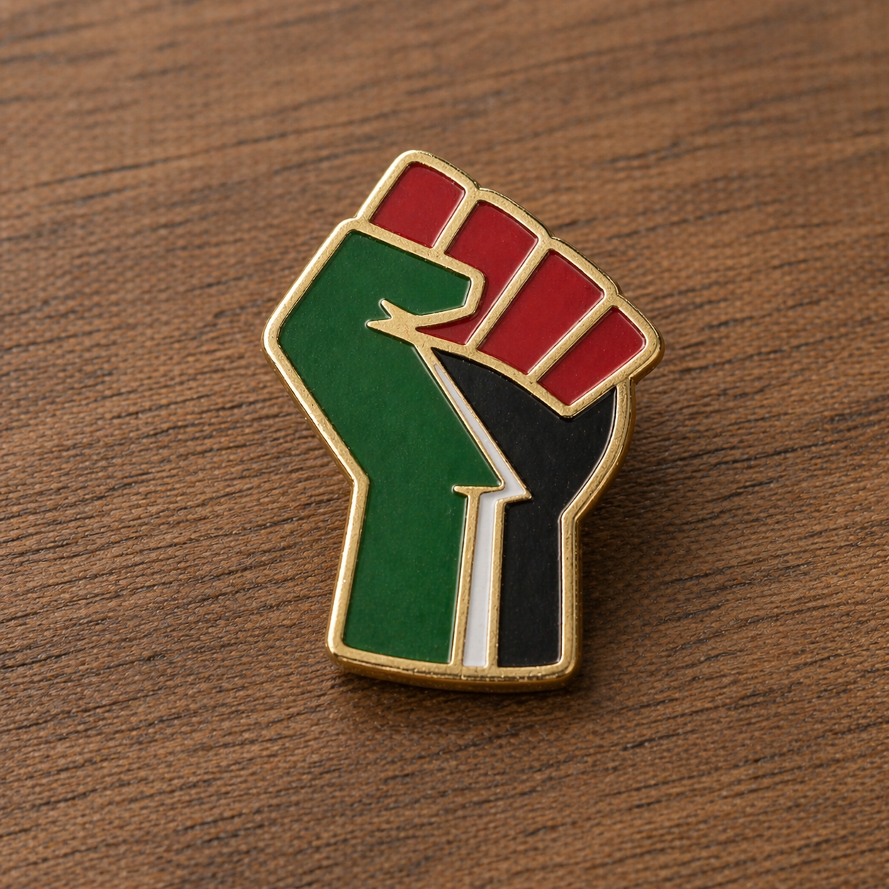 Palestina Knytnäve Pin – Symbol för Motstånd