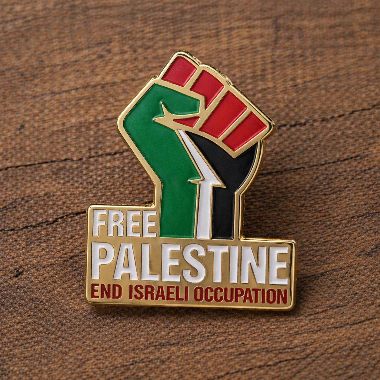 Free Palestine Pin – Statement Brosch