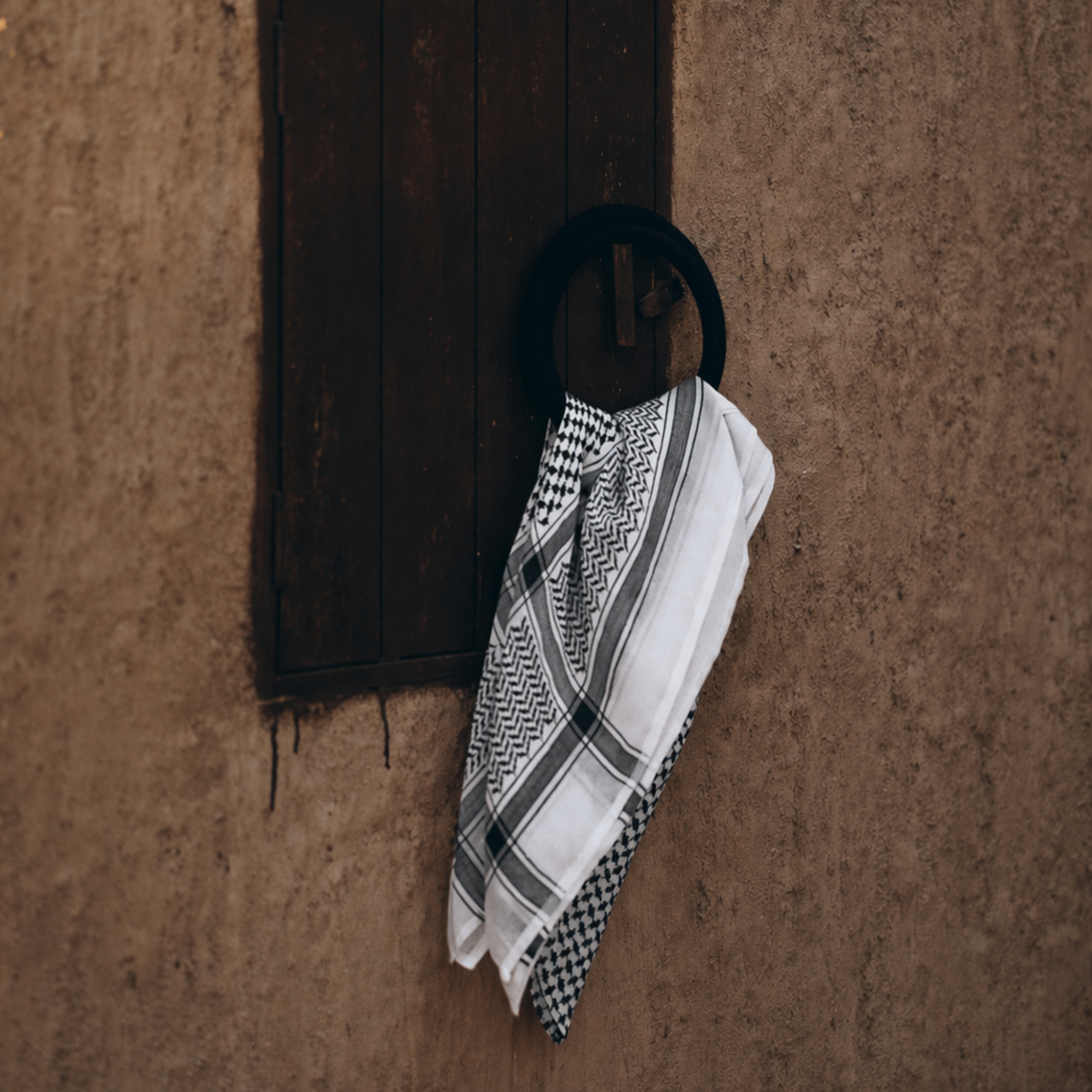 Palestinsk Keffiyeh – Klassisk bomullssjal